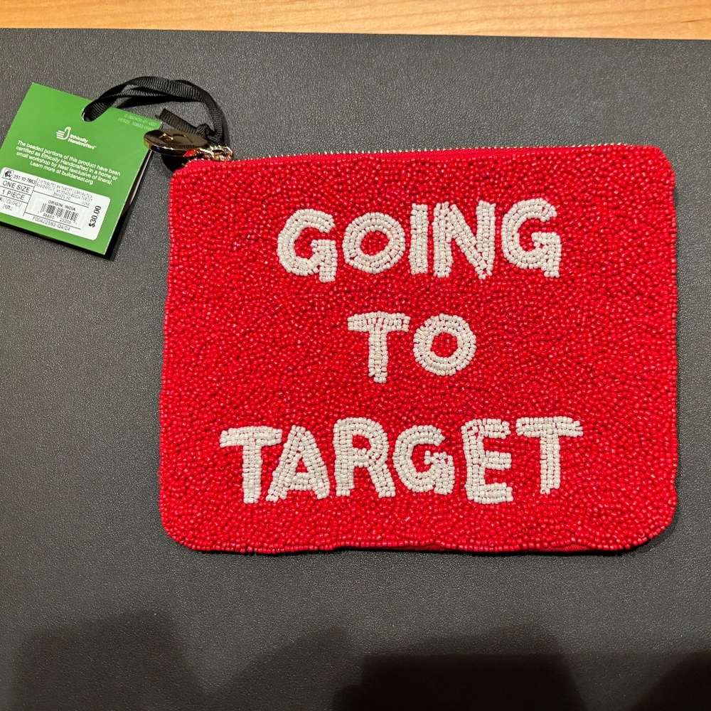 kate spade new york x Target Red Beaded Clutch 🎯 :: NWT::Limited Edition::